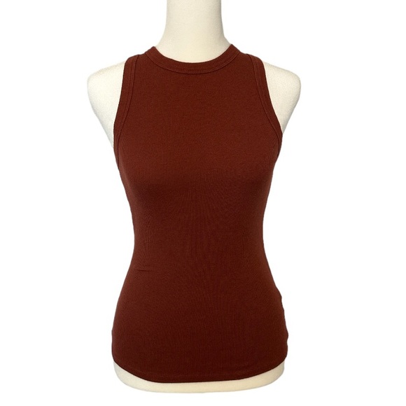 a new day Tops - A New Day Ribbed High-Neck Tank